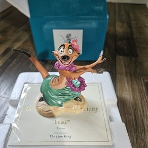 Walt Disney Classic Collection "Luau Timon" Figurine From The 1998 The Lion King